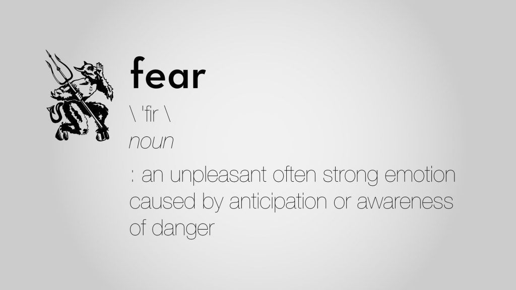 Speak of the Devil - Definition of Fear