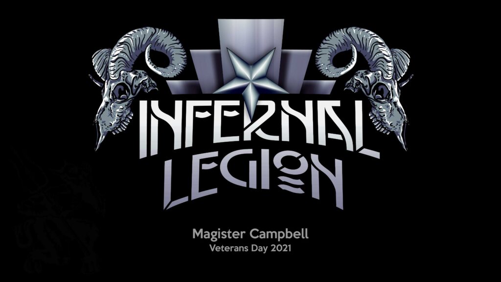 Magister Campbell reads a Veterans Day 2021 Essay for the Infernal Legion